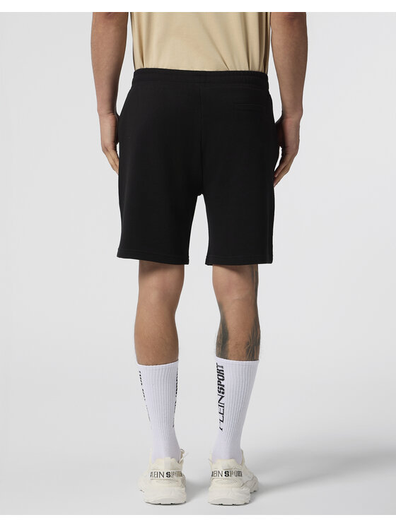 Plein Sport Plein Sport Pantaloncini sportivi SAFC MJT2789 STE003N Nero Regular Fit