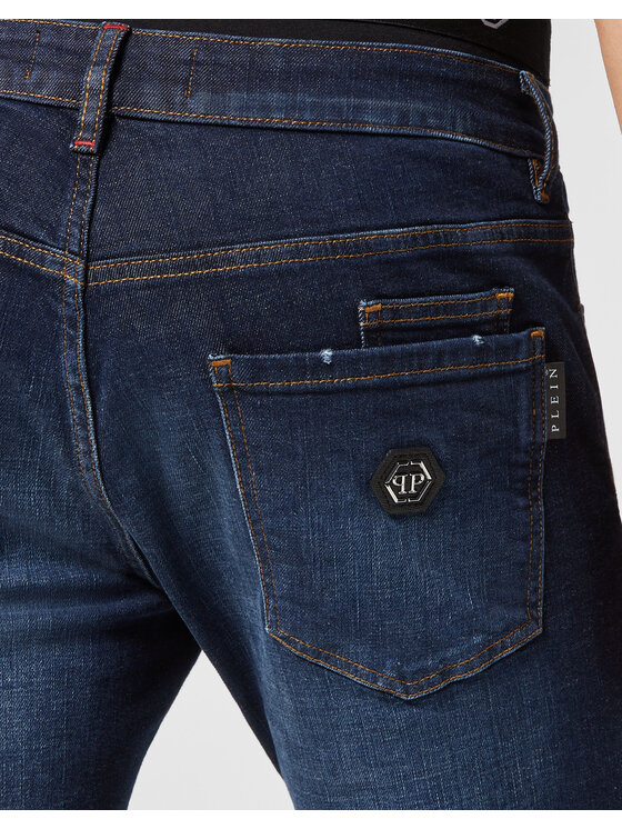 PHILIPP PLEIN PHILIPP PLEIN Jeansy 10967 Niebieski jasny Straight Leg