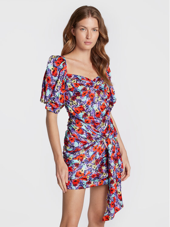 For Love & Lemons For Love & Lemons Koktejlové šaty Chiara CD2787 Barevná Slim Fit