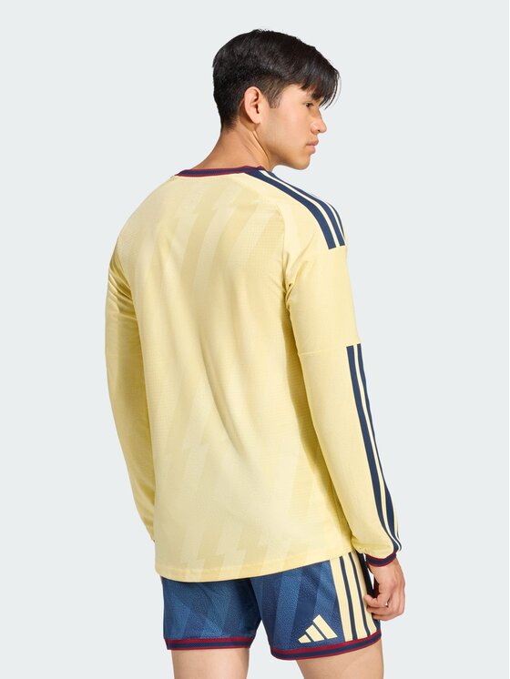 adidas adidas Koszulka techniczna 171988 Żółty Slim Fit