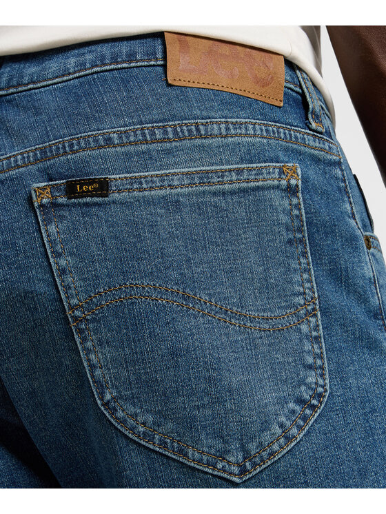 Lee Lee Jeansy 112355864 Niebieski Slim Fit