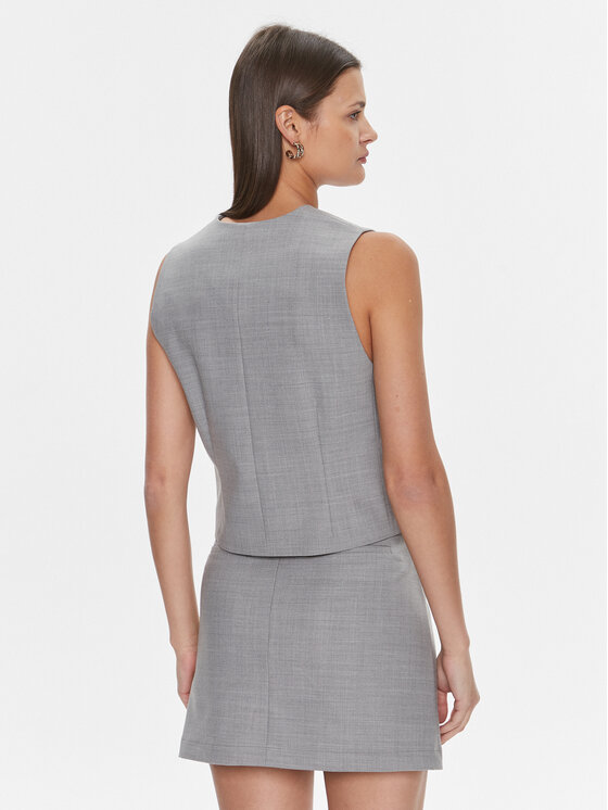 Herskind Herskind Weste Mister 5004879 Grau Regular Fit
