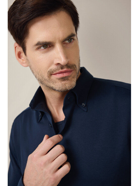 Lancerto Lancerto Koszula Francesca KO073225000002 Granatowy Slim Fit