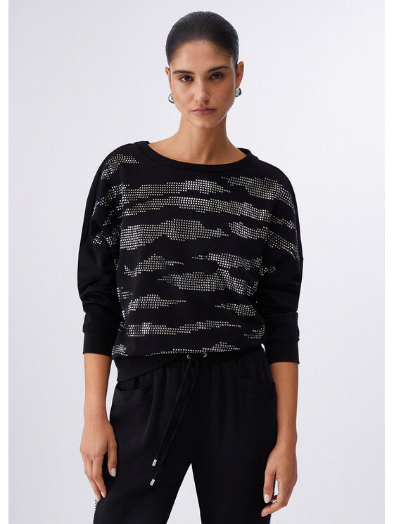 Liu Jo Liu Jo Felpa TA6191FS00222222 Nero Regular Fit