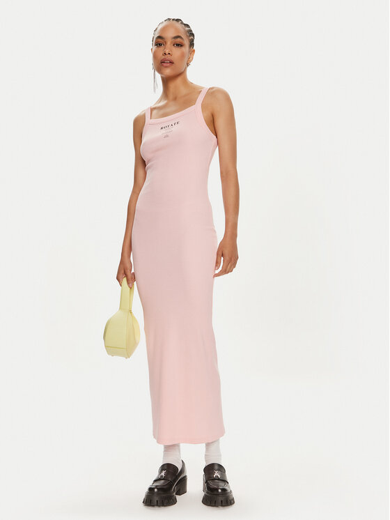 ROTATE ROTATE Vestito estivo Vigdis 1124431011 Rosa Slim Fit