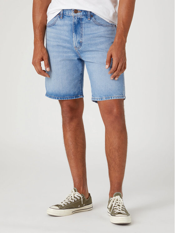 Wrangler Džínsové šortky Frontier W16W73Z33 112331084 Modrá Regular Fit