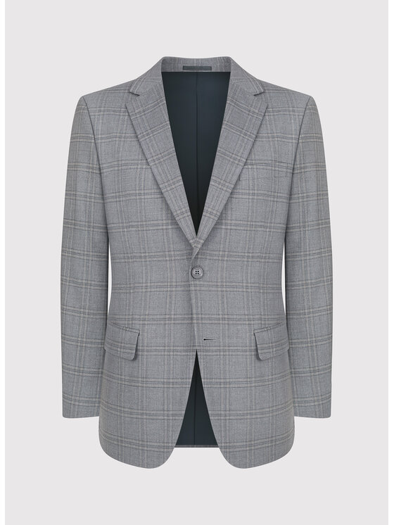 Pako Lorente Pako Lorente Marynarka P23WF-3G-012 Szary Slim Fit