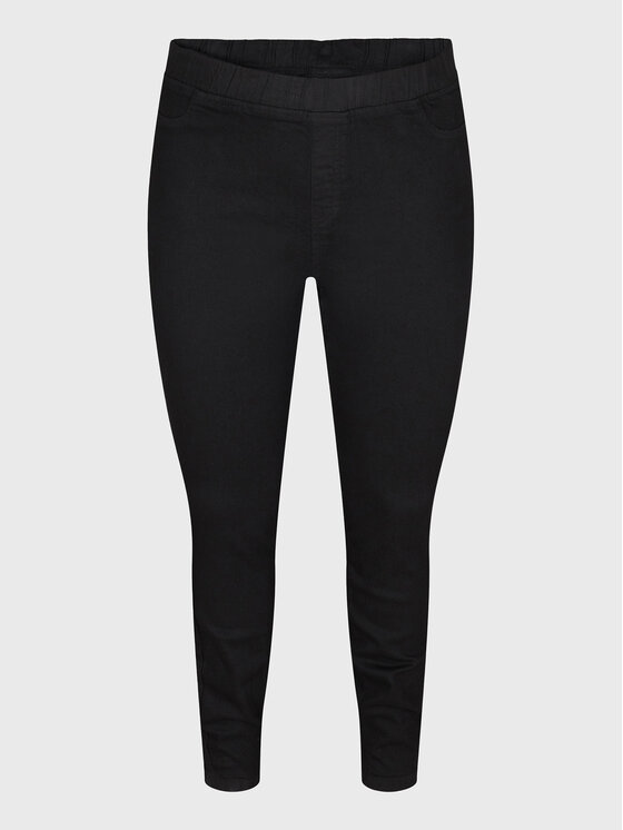 Zizzi Zizzi Jeggings J20200F Crna Slim Fit