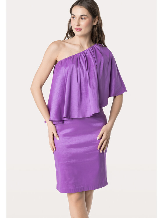 QUIOSQUE QUIOSQUE Každodenné šaty 4UC008 Fialová Regular Fit