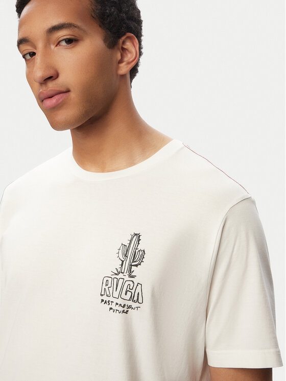 RVCA RVCA T-Shirt Deth Valley 23A351532 Λευκό Regular Fit