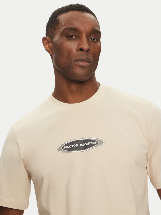 Jack&Jones Jack&Jones T-shirt Pacer 12273880 Bež Relaxed Fit