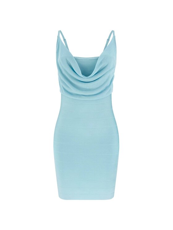 Guess Guess Kleid für den Alltag 181217 Blau Classic Fit