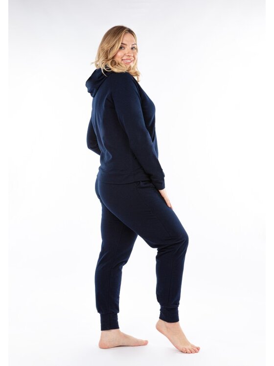 DKaren Sport DKaren Sport Dres Seattle Granatowy Slim Fit