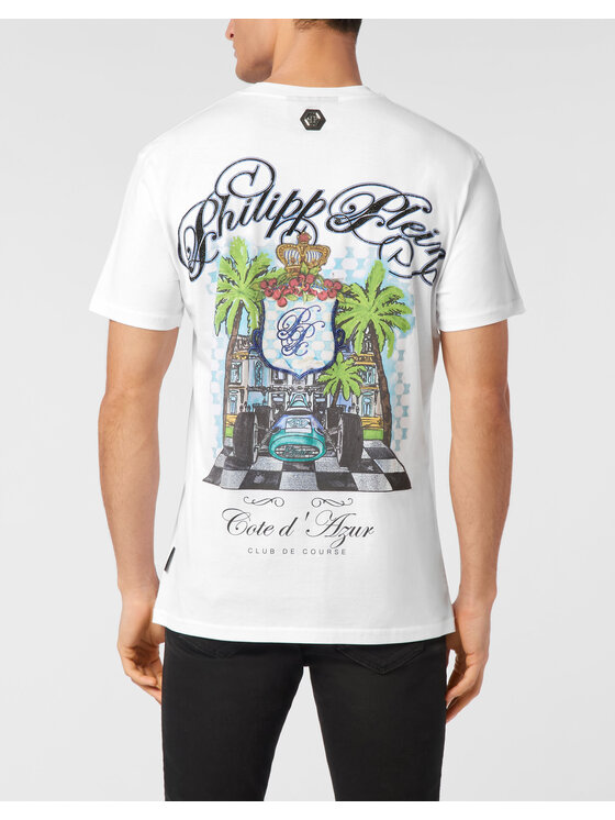 PHILIPP PLEIN PHILIPP PLEIN T-Shirt 24933 Biały Regular Fit
