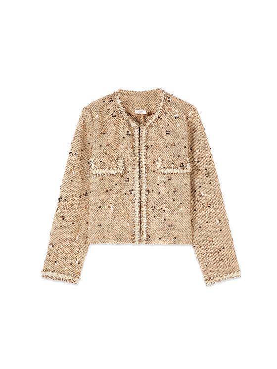 Oltre Oltre Giacca da abito R075R002566N0R2 Crema Baggy Fit