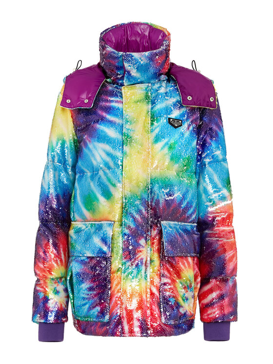 PHILIPP PLEIN PHILIPP PLEIN Kurtka puchowa 4813 Kolorowy Regular Fit