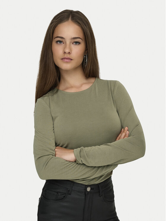 ONLY ONLY Särkpluus Free Life 15365605 Roheline Regular Fit