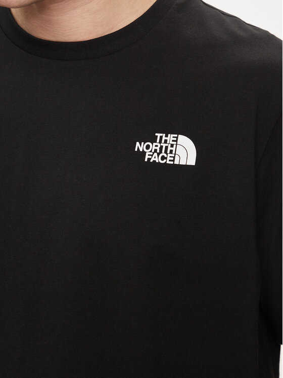 The North Face The North Face Тишърт Redbox NF0A87NP Черен Regular Fit