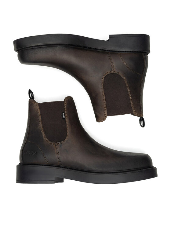 MEXX MEXX Členková obuv s elastickým prvkom MW-2401-01 MI08 Hnedá
