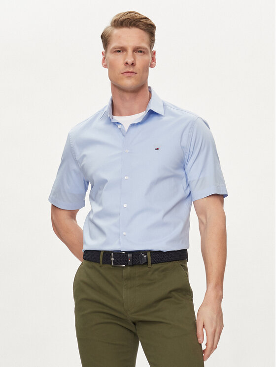 Tommy Hilfiger Tommy Hilfiger Cămașă Core MW0MW34626 Albastru celest Regular Fit