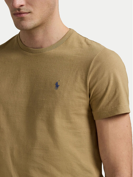 Polo Ralph Lauren Polo Ralph Lauren Tričko 710671438429 Béžová Custom Slim Fit