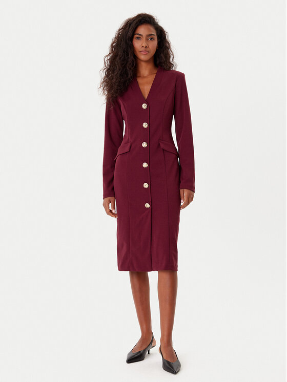 Joseph Ribkoff Joseph Ribkoff Koktejlové šaty 253072 Bordová Regular Fit