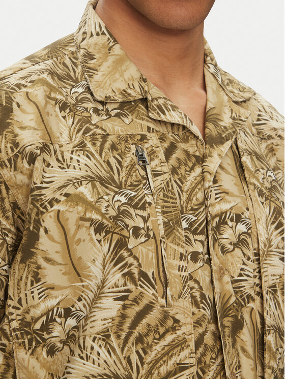 Alpha Industries Alpha Industries Košulja Honolulu Safari 156139 Zelena Loose Fit