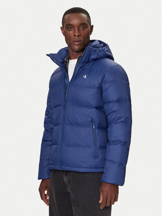 Calvin Klein Jeans Calvin Klein Jeans Geacă din puf LV04RC518G Albastru Regular Fit
