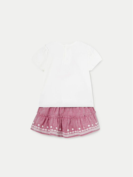 Mayoral Mayoral Set tricou și fustă 1933 Albastru Regular Fit