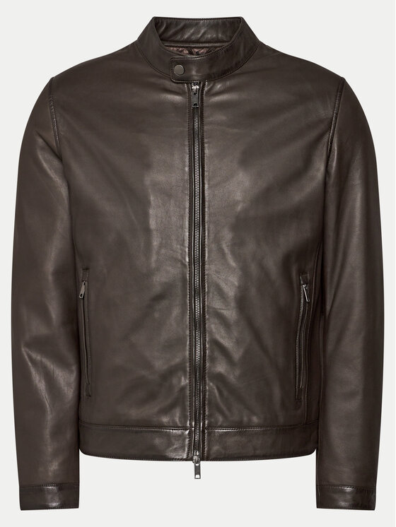 Serge Pariente Serge Pariente Lederjacke Joseph Braun Regular Fit
