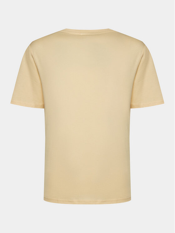Outhorn Outhorn T-Shirt OTHAW23TTSHM0854 Żółty Regular Fit