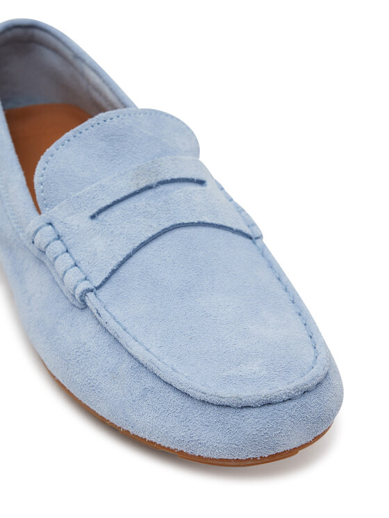Tommy Hilfiger Tommy Hilfiger Mocassini Flag Soft Suede Driver Loafer FW0FW08558 Blu