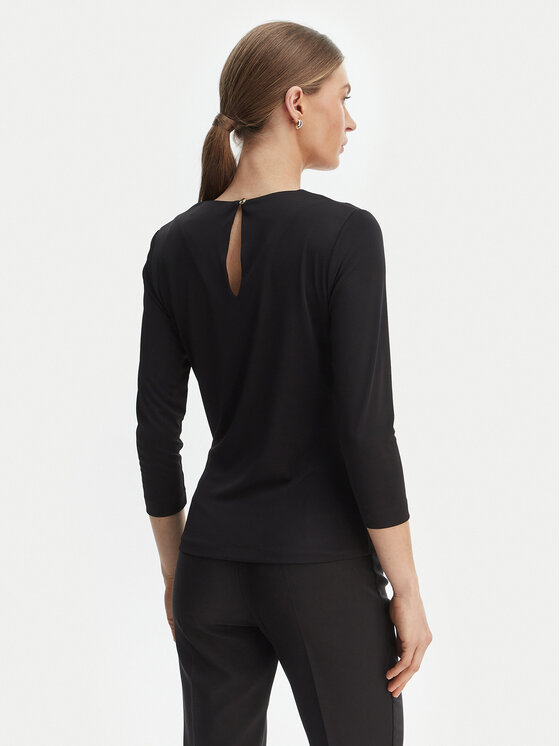 Rinascimento Rinascimento Blúzka CFC0127695003 Čierna Slim Fit