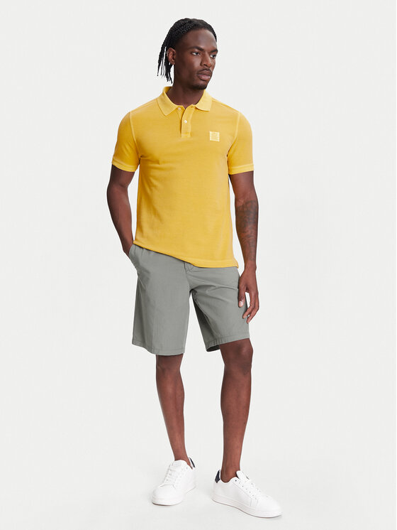 United Colors Of Benetton United Colors Of Benetton Tricou polo 3089U302D Galben Regular Fit