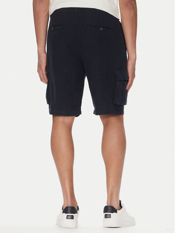 Aeronautica Militare Aeronautica Militare Pantaloncini di tessuto 251BE254CT3508 Blu scuro Regular Fit