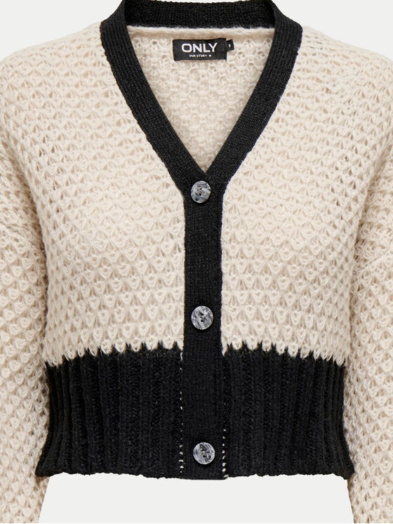ONLY ONLY Cardigan Rose 15327593 Bej Regular Fit
