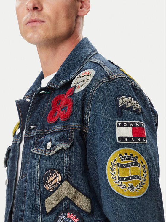Tommy Jeans Tommy Jeans Τζιν μπουφάν Ryan  DM0DM23488 Σκούρο μπλε Regular Fit