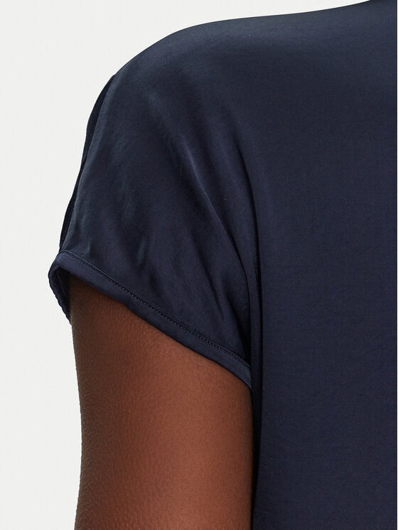 ViCOLO ViCOLO Blúzka TD0009 Tmavomodrá Relaxed Fit