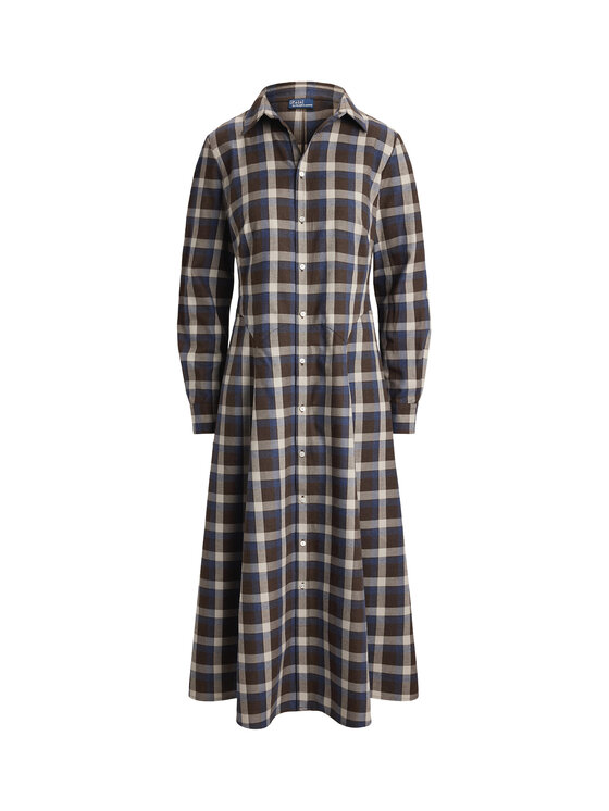 Polo Ralph Lauren Polo Ralph Lauren Hemdkleid 211B31478001 Braun Regular Fit