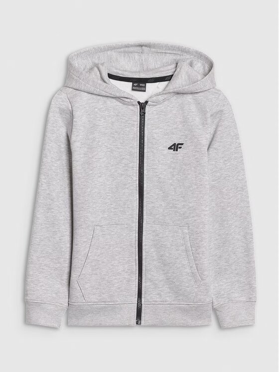4F 4F Felpa 4FJWSS25TSWSM1714-27M Grigio Regular Fit