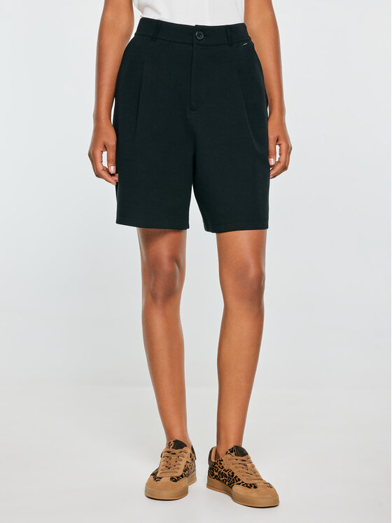 BIG STAR BIG STAR Bermudy ELISANA Czarny Basic Fit