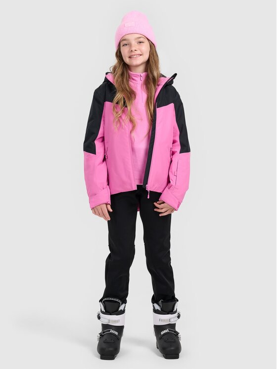 4F 4F Kurtka narciarska BASIC SKI Różowy Regular Fit