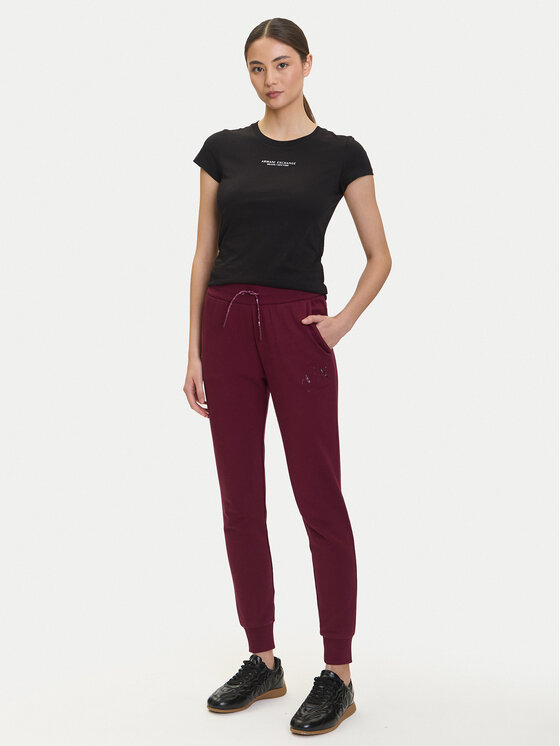 Armani Exchange Armani Exchange Tričko XW001455 AF10356 UC001 Čierna Slim Fit