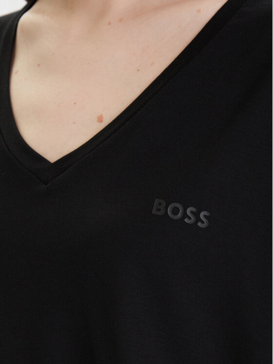 BOSS BOSS T-Shirt CP Stripe 50535723 Černá Relaxed Fit
