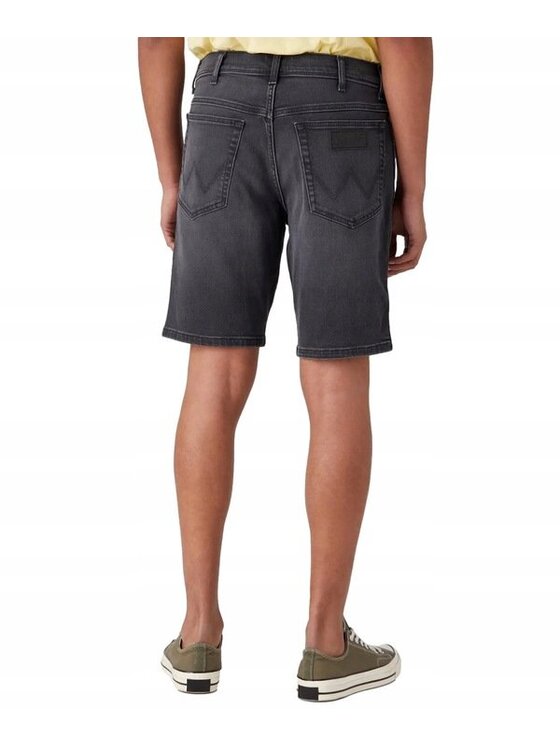 Wrangler Szorty jeansowe TEXAS SHORTS Szary Regular Fit Modivo.pl