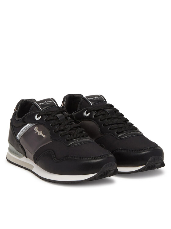 Pepe Jeans Pepe Jeans Tenisice London Shine W PLS40046 Crna