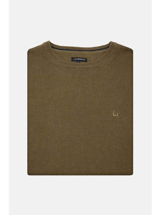 Lancerto Lancerto Sweter Tony SW073223000078 Zielony Regular Fit