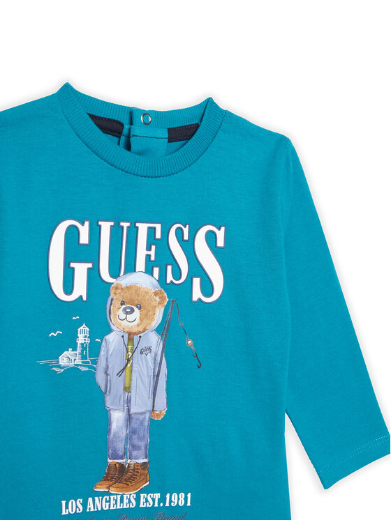 Guess Guess Komplektas: palaidinė ir kelnės I5BG13 I3Z14 Mėlyna Regular Fit