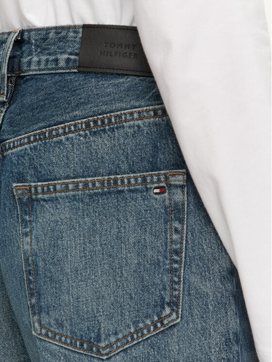 Tommy Hilfiger Tommy Hilfiger Jeans hlače WW0WW42800 Mornarsko modra Loose Fit
