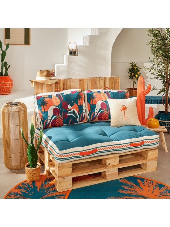 MIAhome MIAhome Poduszka do siedzenia na podłodze Yucatan 120x80 cm Kolorowy